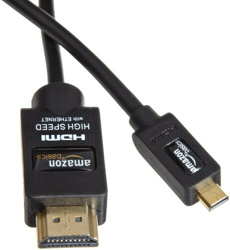 AmazonBasics High-Speed HDMI to Micro HDMI Cable (5.9 Feet/ 1.8 Meters)-image