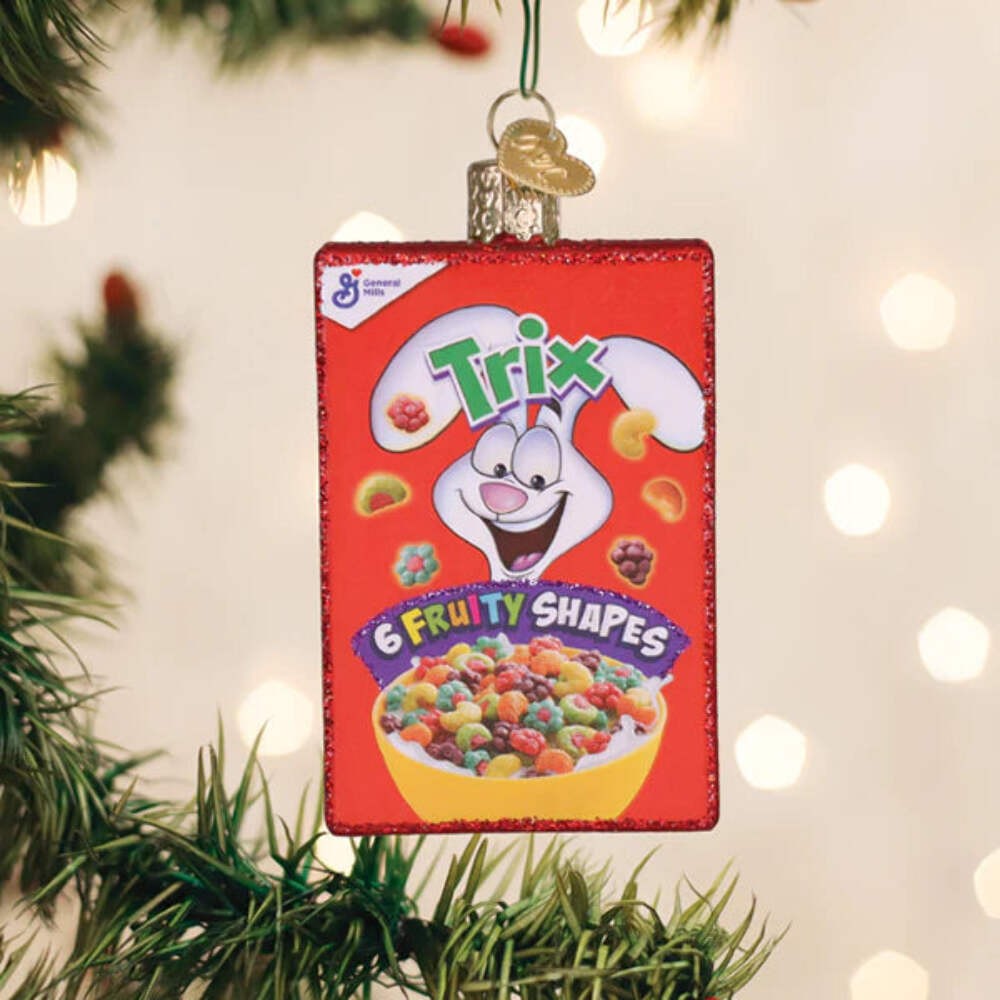 Trix Cereal Box Ornament