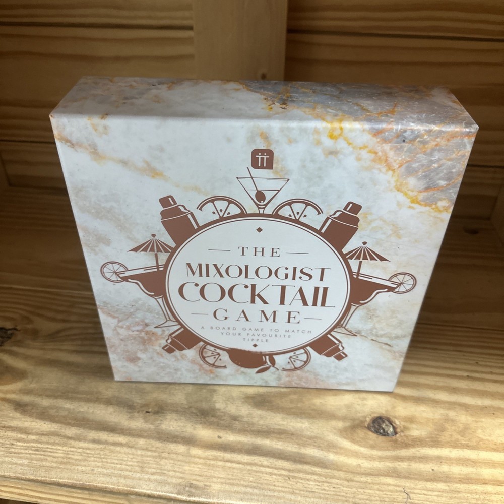 The Mixologist Cocktail Game Trivia Board Game, Adults Games Night, Dinner Party
