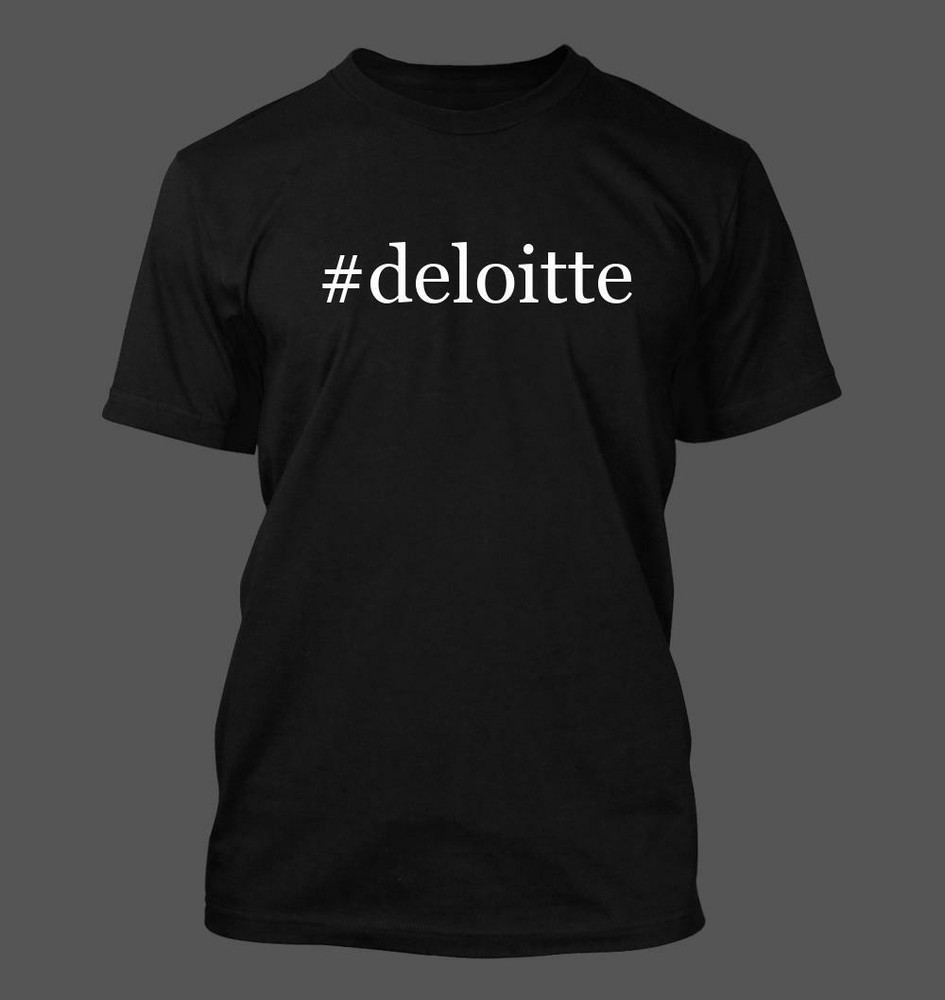 #deloitte - Men's Funny Hashtag T-Shirt NEW RARE