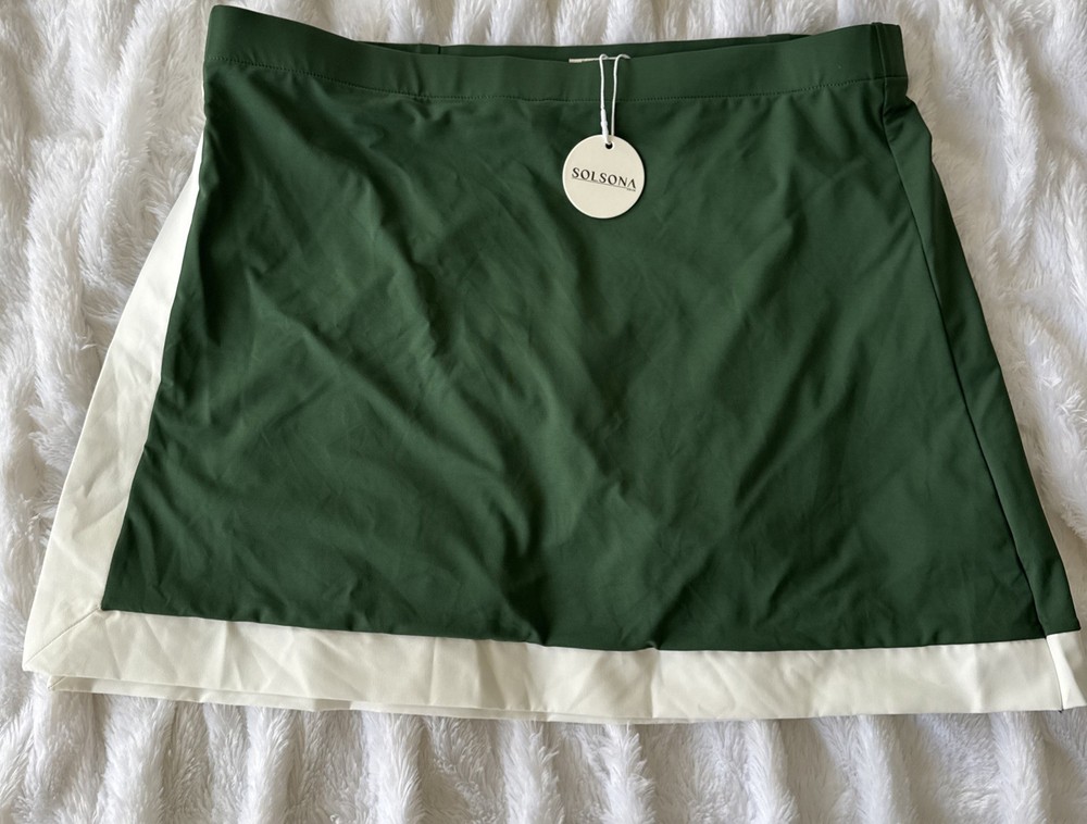 New Green Swim Skort - Women's Size XL Solsona