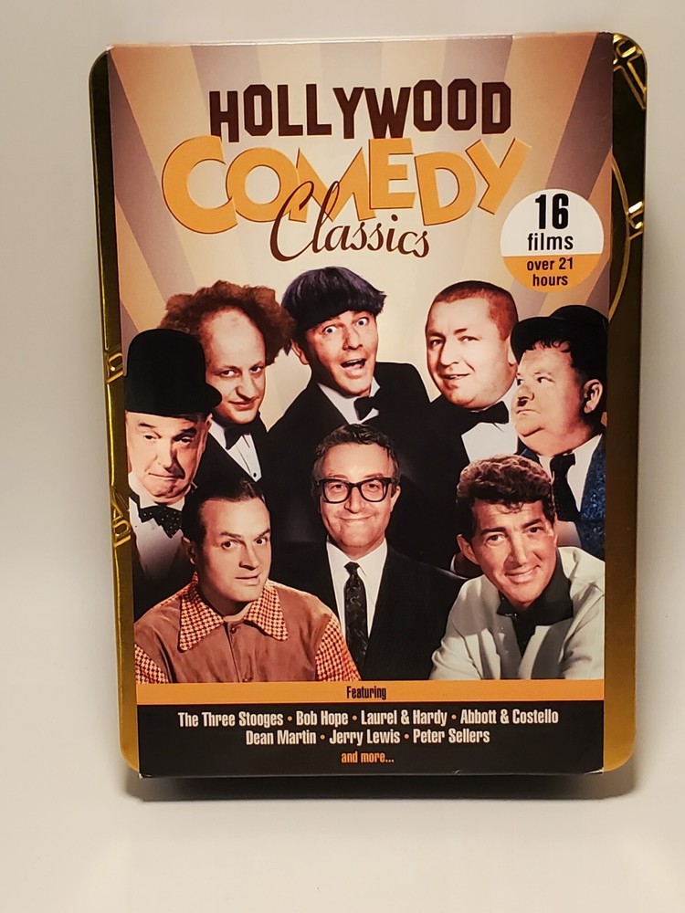 Hollywood Comedy Classics DVDs in Golden Age Collector Tin; 16 films, 21 Hours