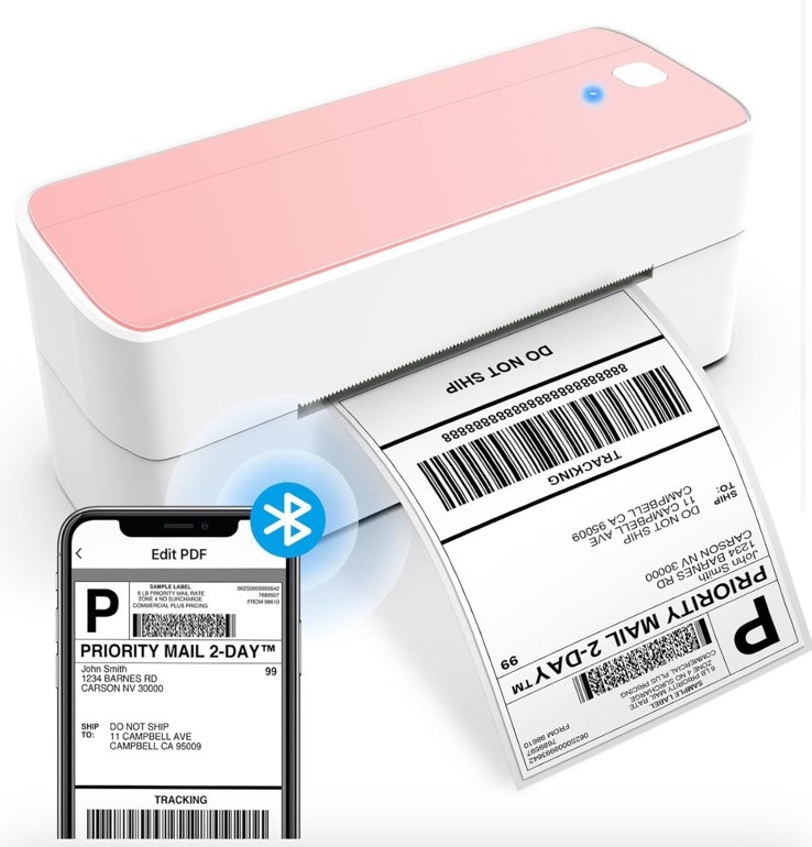 Bluetooth Thermal Label Printer PM-241-BT for Logistics Shipping-image