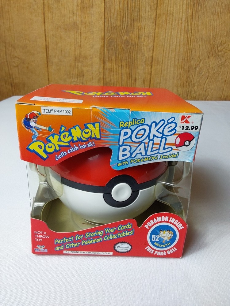 Vintage Pokémon Replica Poké Ball #52 Meowth Nintendo 1999