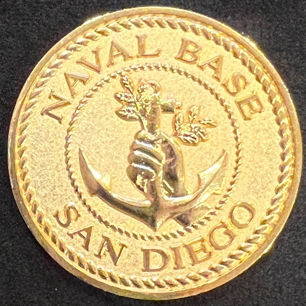 Naval Base San Diego Challenge Coin