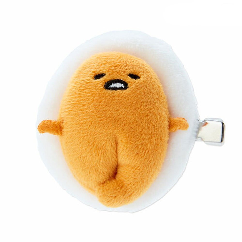 Gudetama 10th Anniversary Hair Clip Plush Hair Accessories for Girl Hair Pin