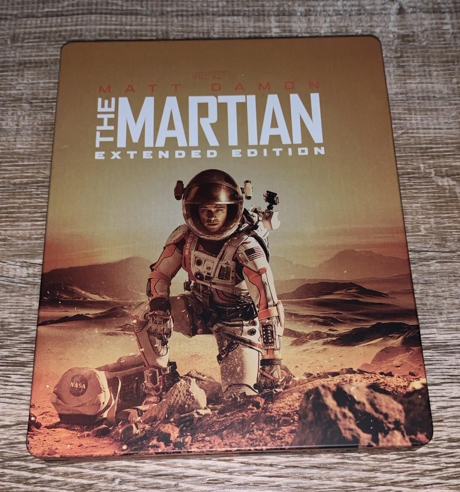 The Martian Extended Edition Steelbook (2-Blu-ray) (Best Buy Exclusive) RARE OOP