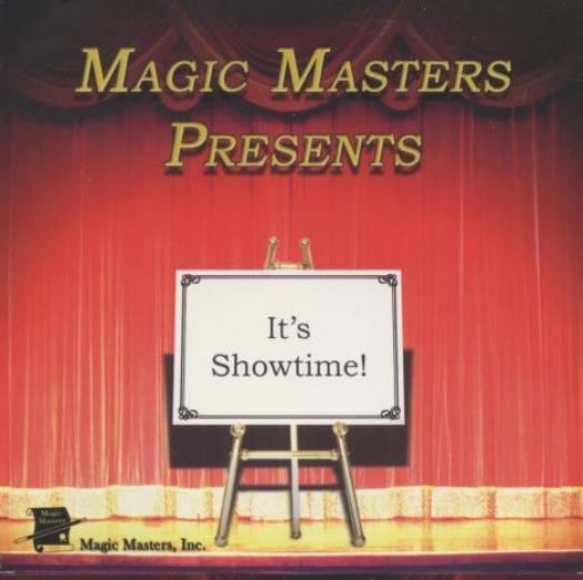 Magic Masters It's Showtime! DVD VIDEO INSTRUCTIONAL close-up tricks performance