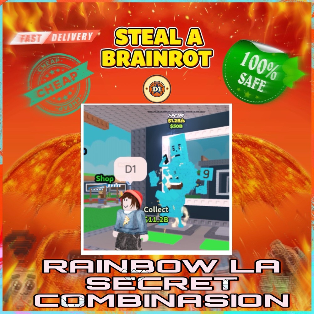 ✅(Cheapest) 🌈 Rainbow La Secret Combinasion 1.2B/S+ 👀 Raree Steal A Brainrot