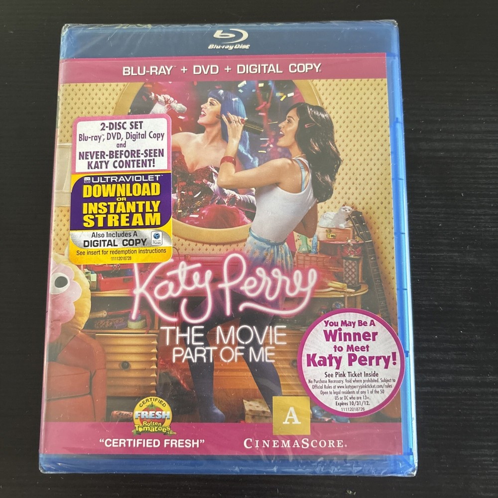 KATY PERRY The Movie Part of Me BLU-RAY Brand New Sealed