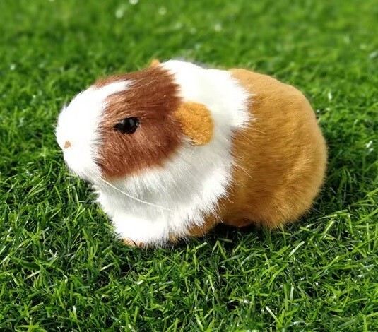 Brown Guinea Pig 5 Inch Fur Stuffed Animal Plush Toys Toddler Doll Kids Gifts