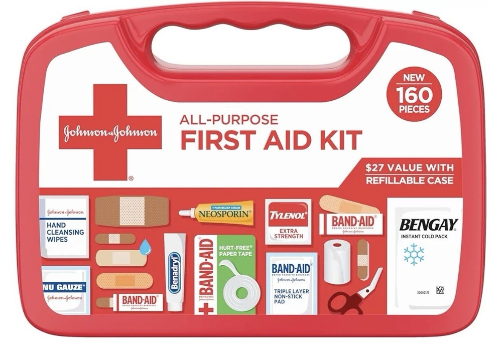 Compact First Aid Kit for Emergencies and Travel
