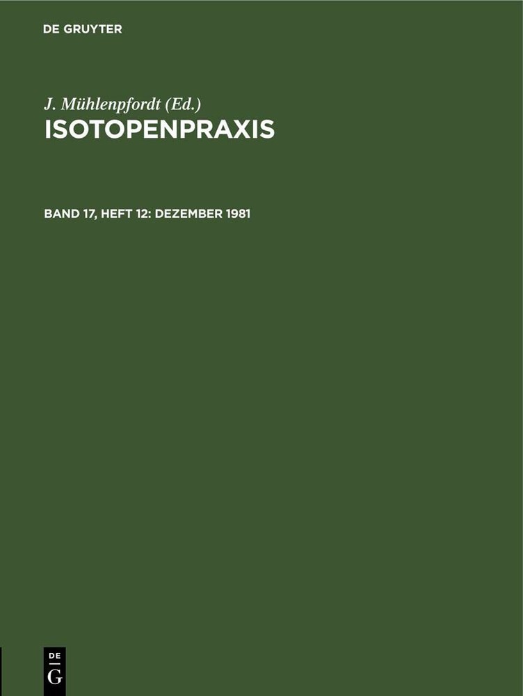 Dezember 1981 (Hardback)