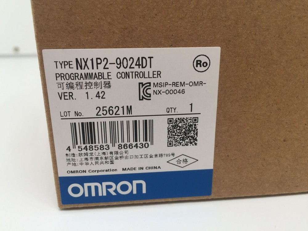 1PCS Omron NX1P2-9024DT In Box PLC Module NX1P29024DT