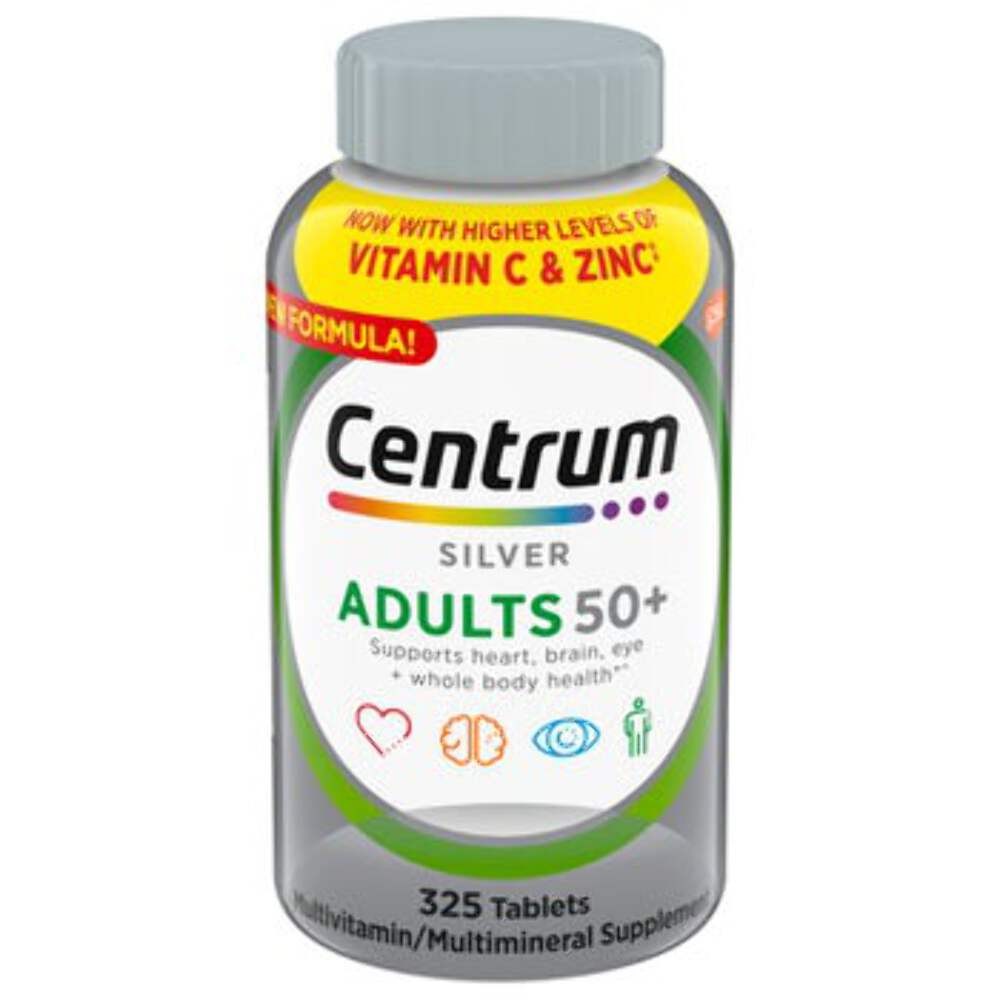 Centrum Silver Adults 50 Plus Multivitamin Immune Support 325 Tablets