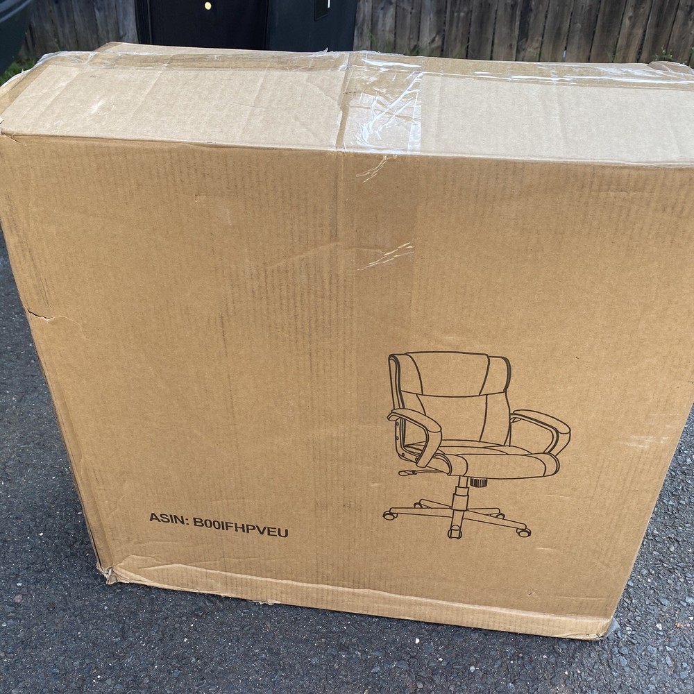 AmazonBasics Mid-Back Office Chair with Puresoft Padding & Adjustable Height-image