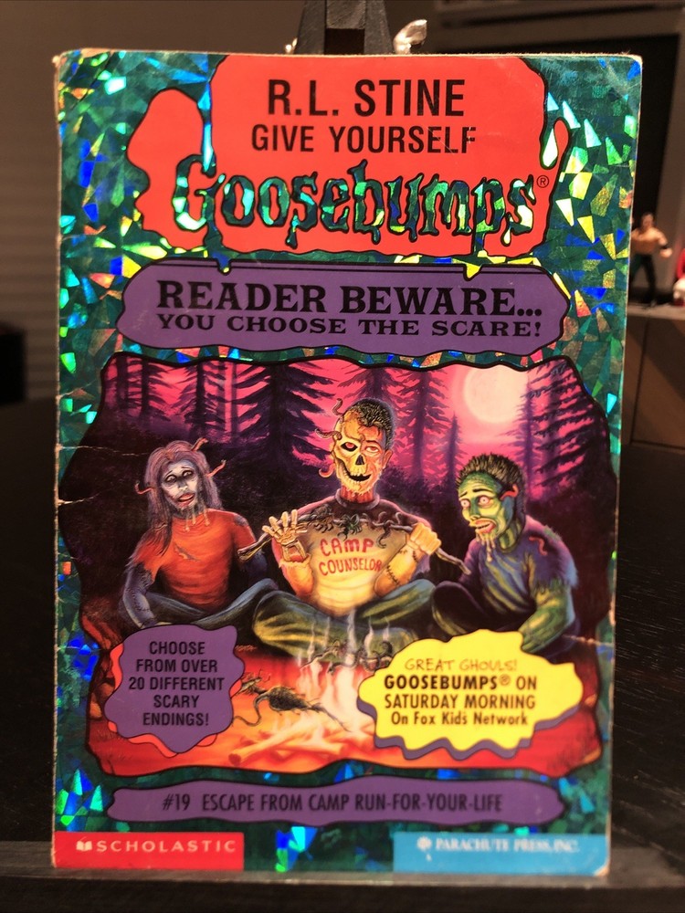 Give Yourself Goosebumps Escape From Camp Run For Your Life (#19) R L Stine HTF