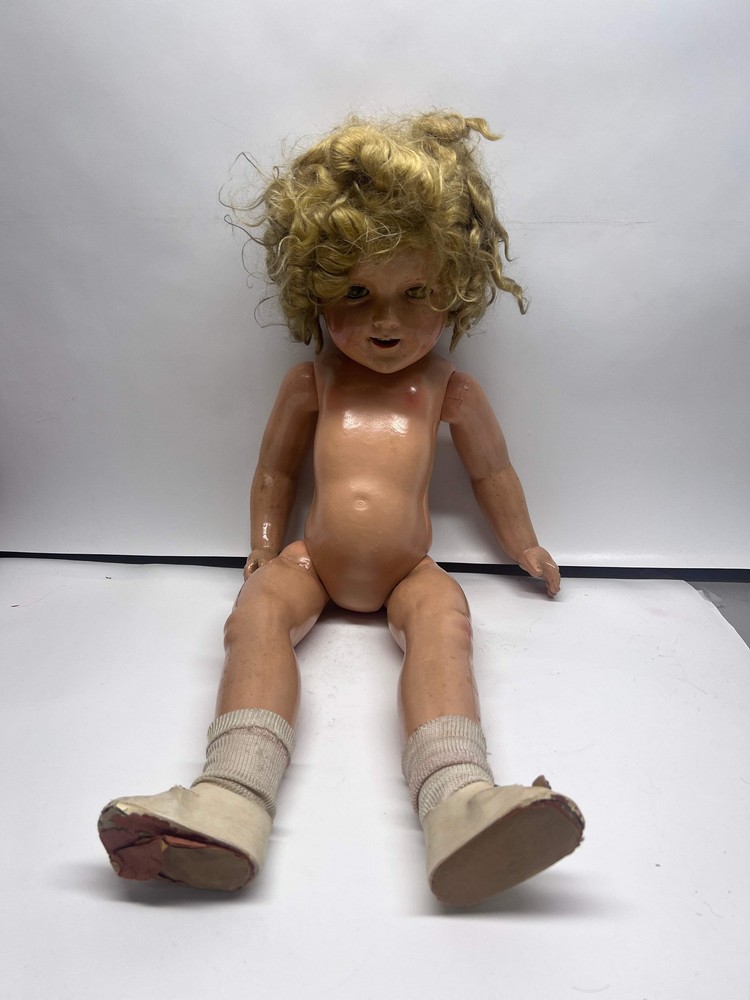 1930s Shirley Temple Composition Doll - 18