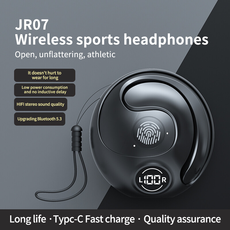 Compact Mini TWS Bluetooth 5.3 Ear Hooks with Noise Reduction