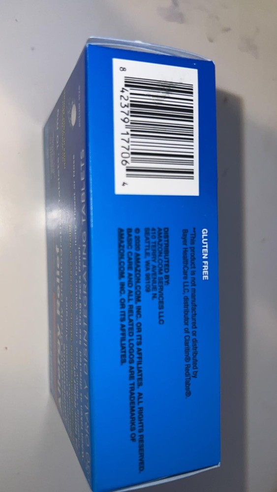AmazonBasics 10mg 24-Hour Allergy Relief Tablets 30ct Exp Feb 2025-image
