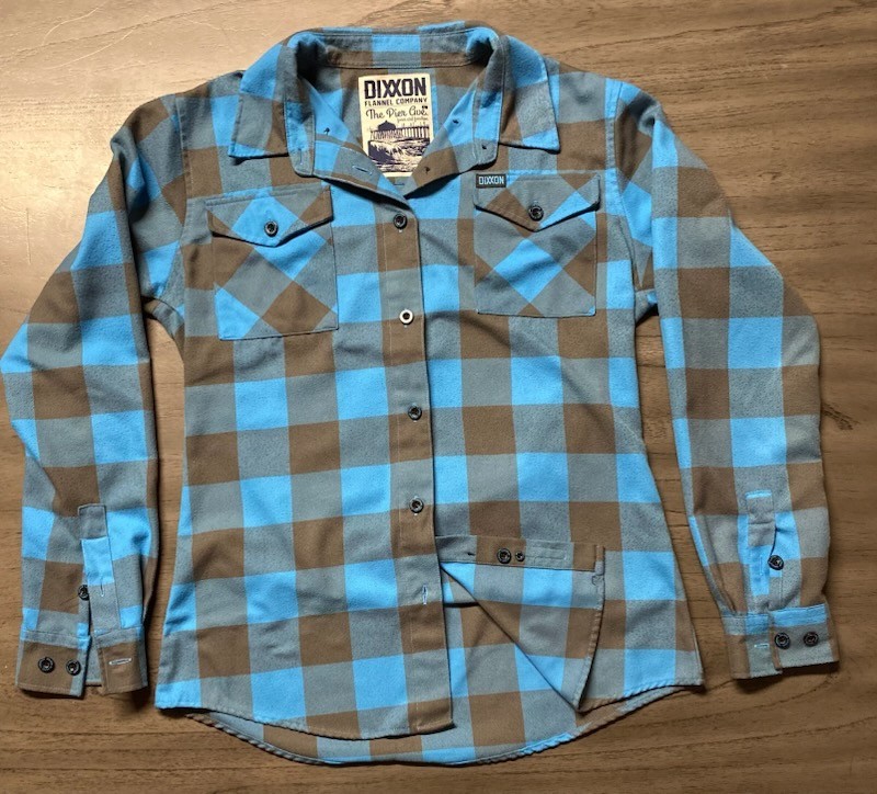 Dixxon Flannel Co The Pier Ave Women's Large Long Sleeve Button Up Shirt