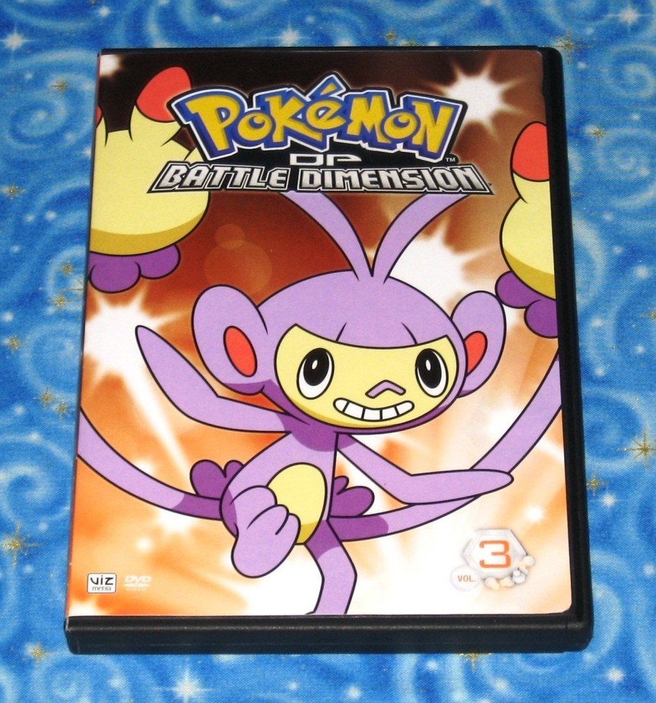 Pokémon Diamond Pearl BD Vol 3 DVD Disc with Case Viz Excellent Pokemon