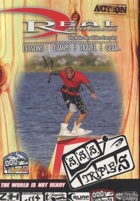 Real Triple-S DVD VIDEO EVENT kiteboarding invitational water tricks pros riders