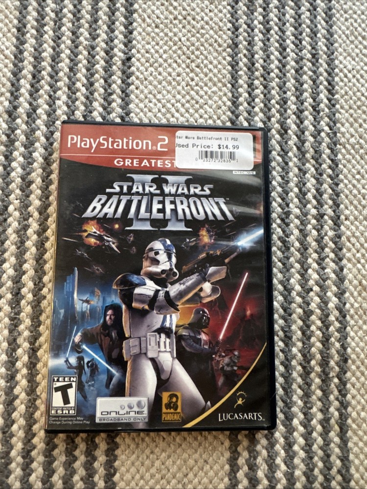 Star Wars Battlefront II PS2 Playstation 2 Case only CO63025