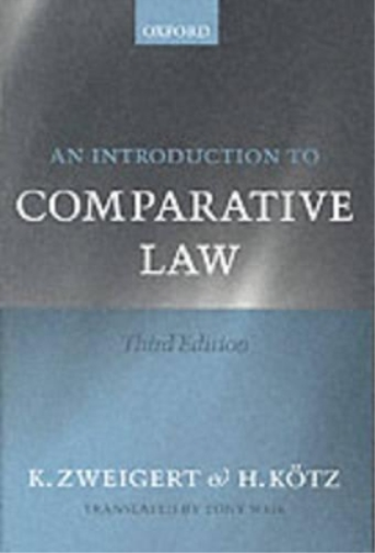 Konrad Zweigert Hein Kötz An Introduction to Comparative Law (Paperback)