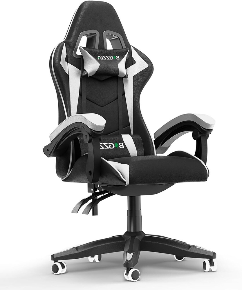 Gaming Chair Ergonomic Racing Computer Chair w/Headrest and Lumbar Support