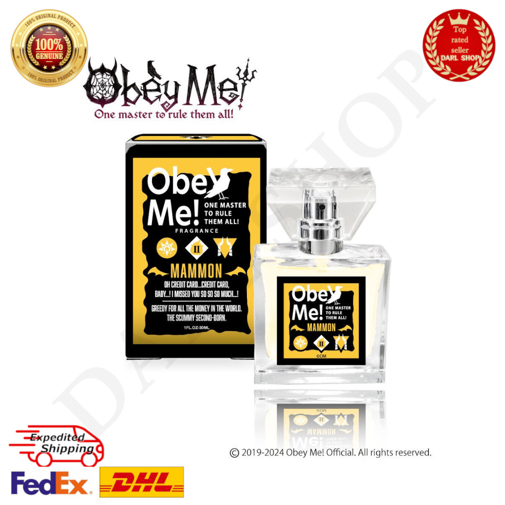 Obey Me! Mammon Fragrance Perfume 30ml w/ Character Card [PSL Febuary 2025]
