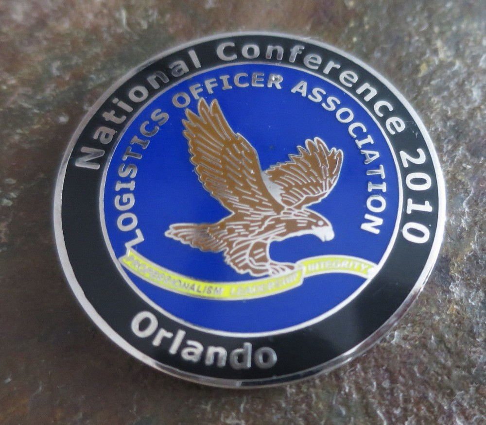 USAF Logistics Officer Association 2010 Conference Challenge Coin Orlando FL-image