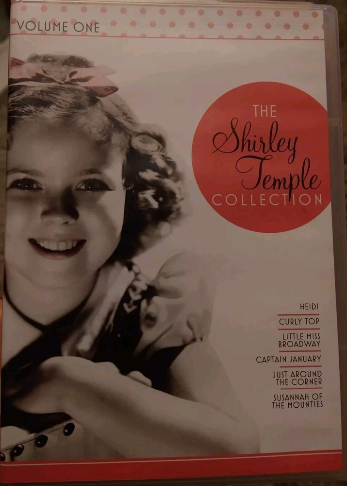 The Shirley Temple Collection: Volume 1 (DVD, 2014) 6 Movies Region ...