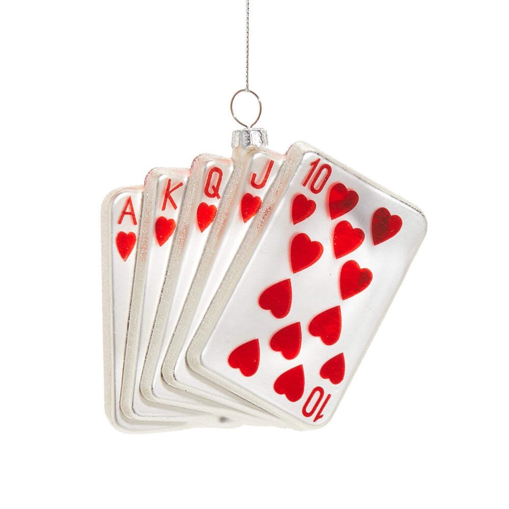 Playing Cards Glass Ornaments 5
