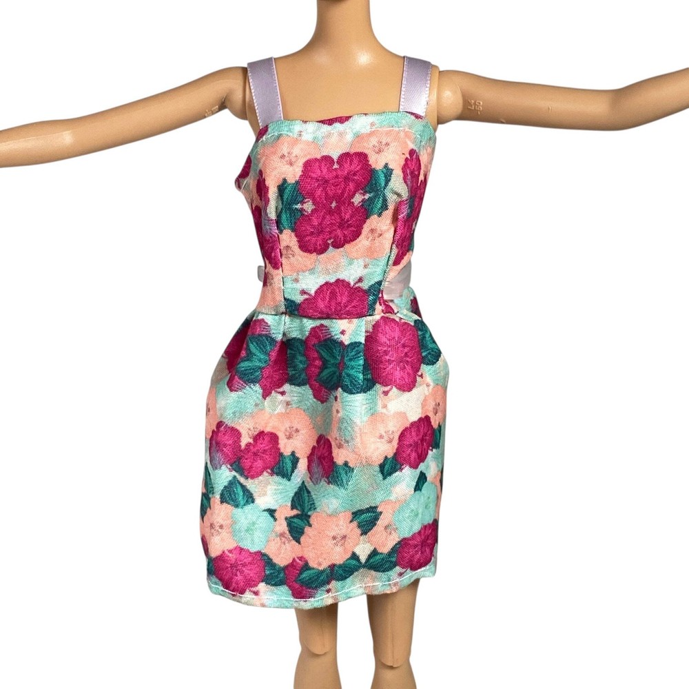 Barbie Two-Strap Floral Dress Doll
