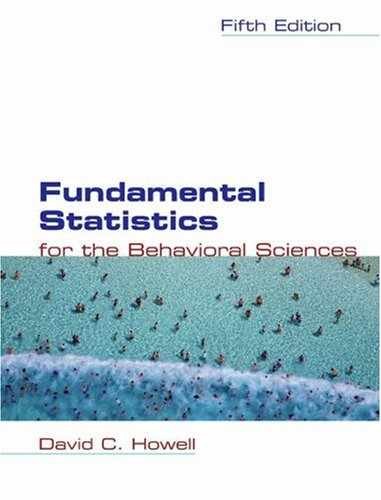Fundamental Statistics for the - Hardcover, by Howell David C. - Acceptable