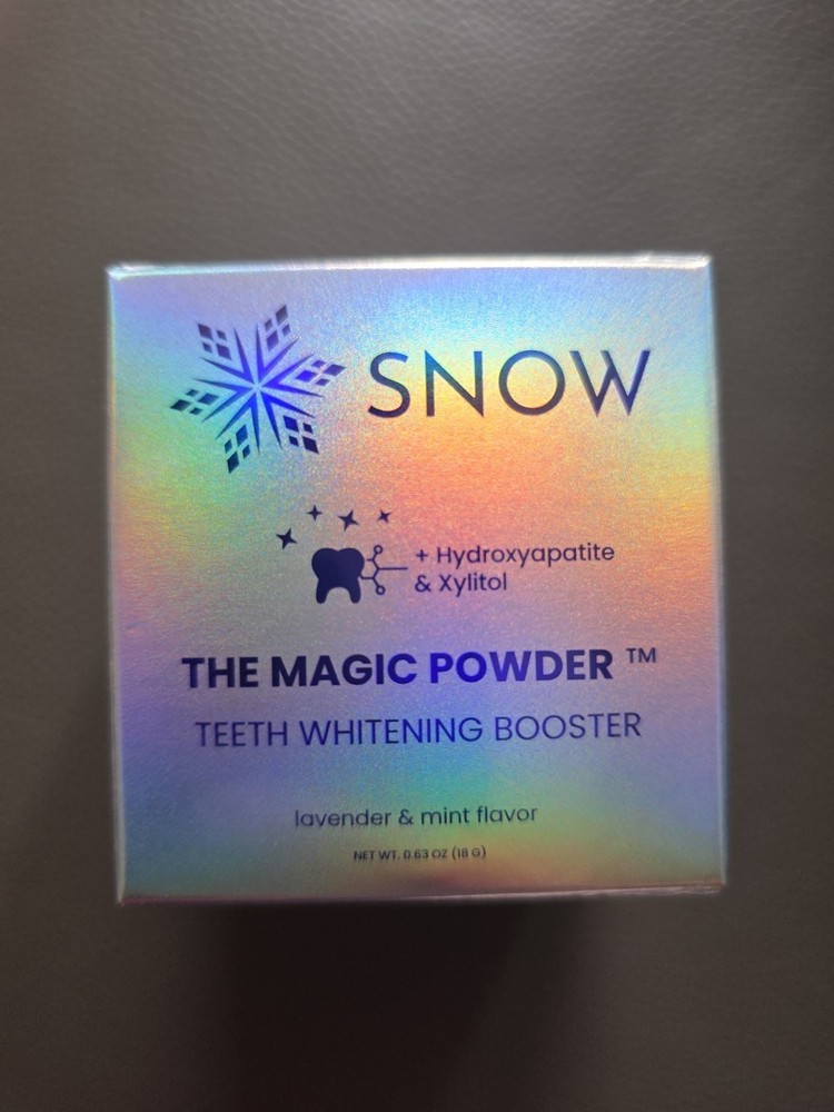 Snow Magic Teeth Whitening Powder with Hydroxyapatite – Tooth Polisher