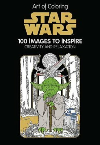 Star Wars Coloring Book with 100 Creative and Relaxing Art Designs