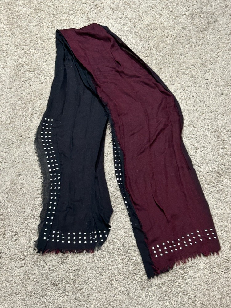 Women's Multicolor Studded Scarf – Soft Classic Style