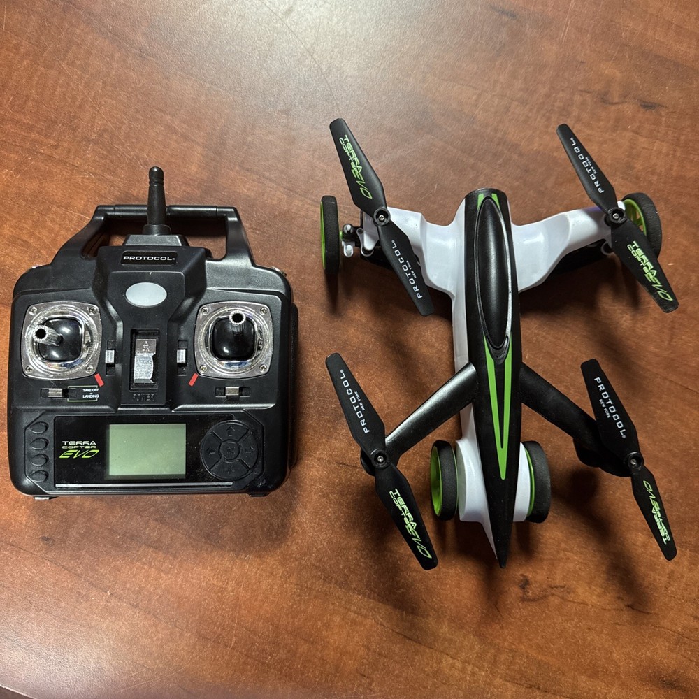 Terracopter EVO RC Drone Car Hybrid with Wifi Camera Untested