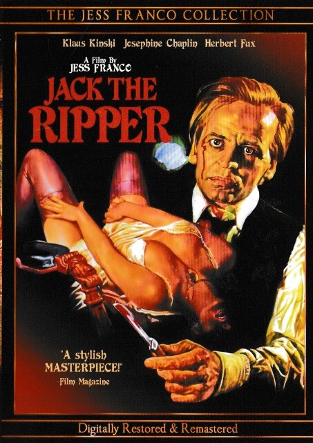 Jack The Ripper DVD VIDEO MOVIE 1976 Klaus Kinski Josephine Chaplin horror film