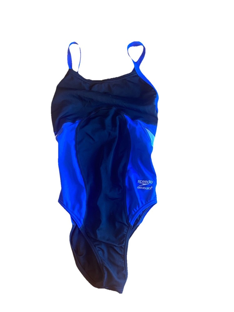 Speedo Endurance Swimsuit Women's 32 Black One Piece Swim