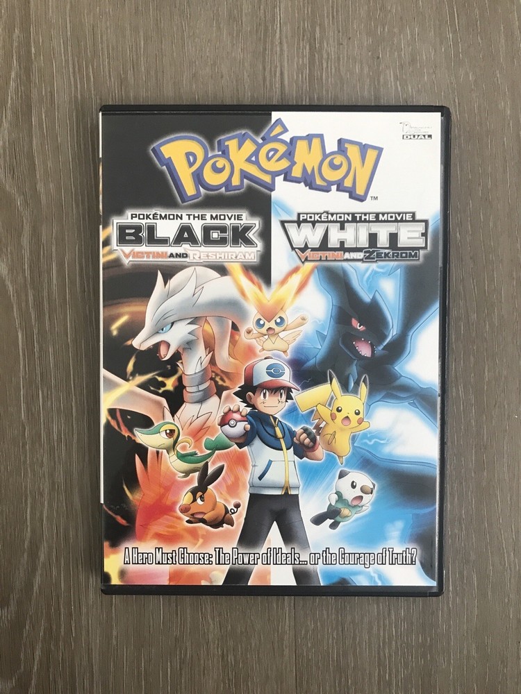 Pokemon Movie Black Victini & Reshiram White Victini & Zekrom (DVD, 2012)