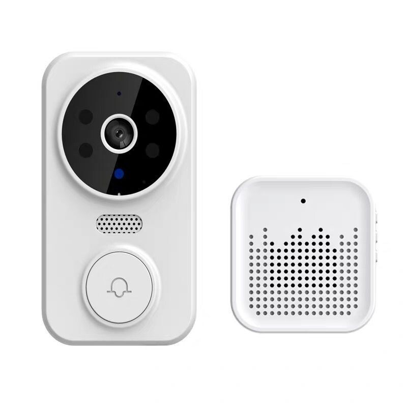 Wireless Smart Video Doorbell with Remote Visual Monitoring-image