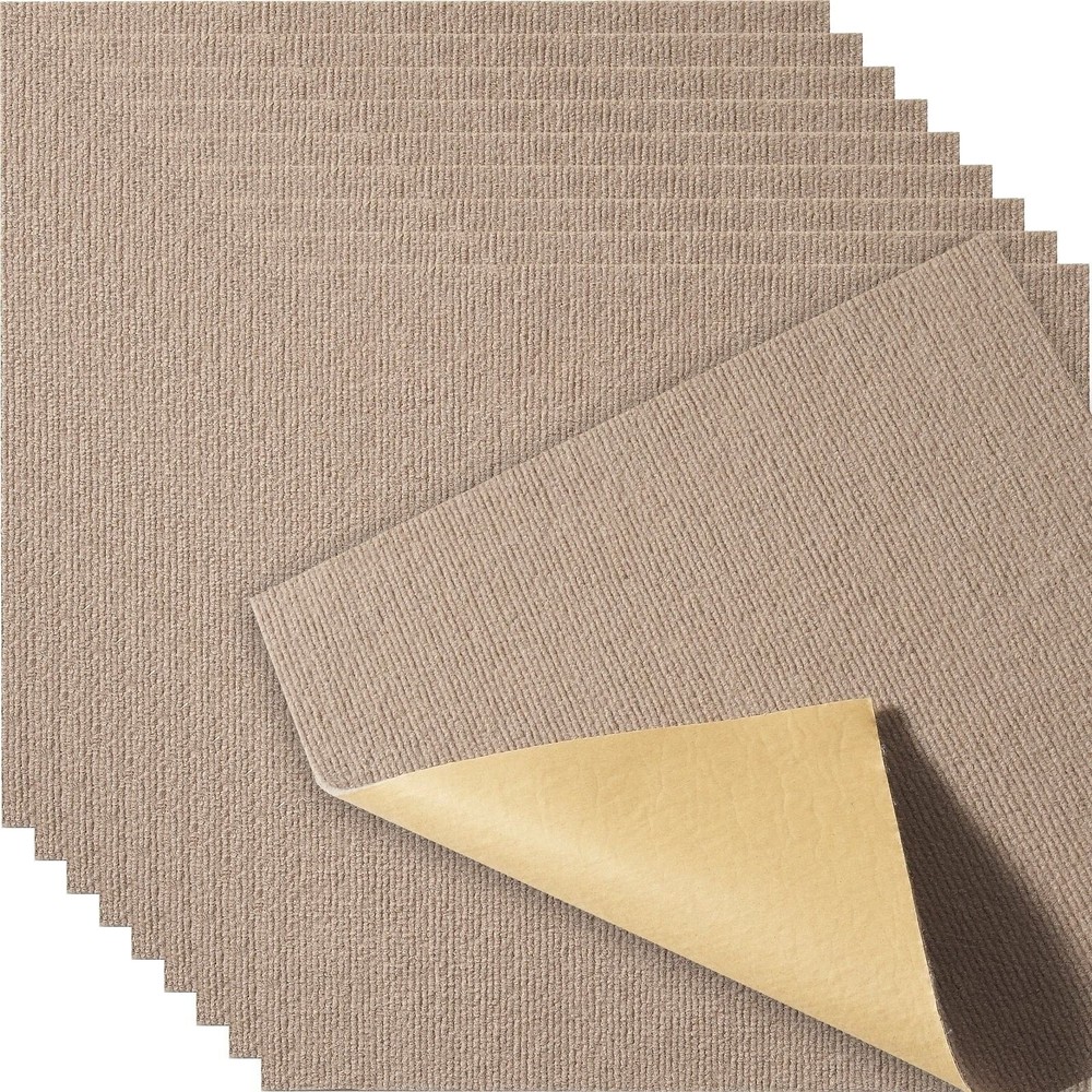 VEVOR 18x18 Peel and Stick Self-Adhesive Carpet Tiles for Flooring