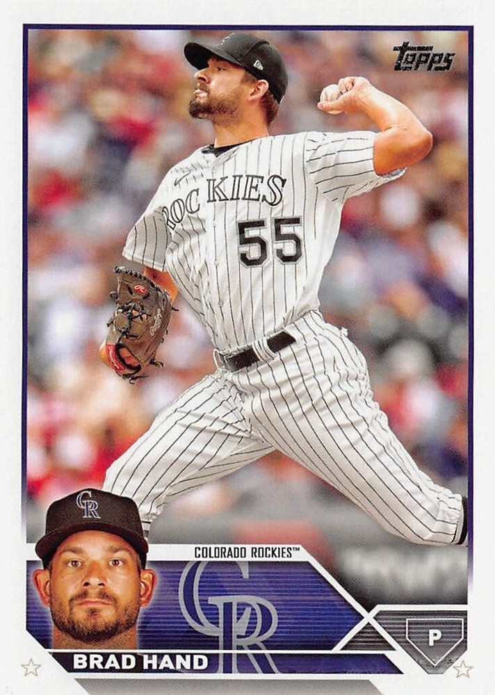 2023 Topps Update Brad Hand US155 Baseball Card-image