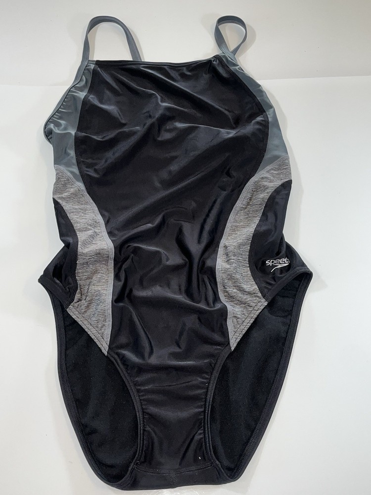 Speedo Flyback One Piece Swimsuit, Black, Women's 14/40 Pro LT
