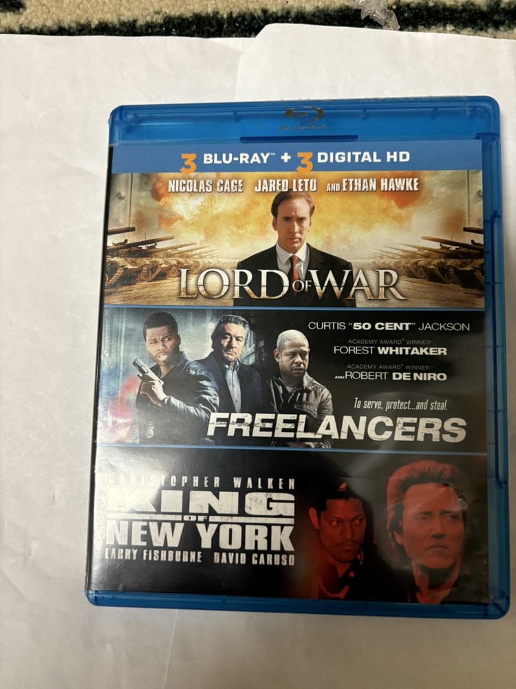 Lord Of War/Freelancers/King Of New York Blu-ray