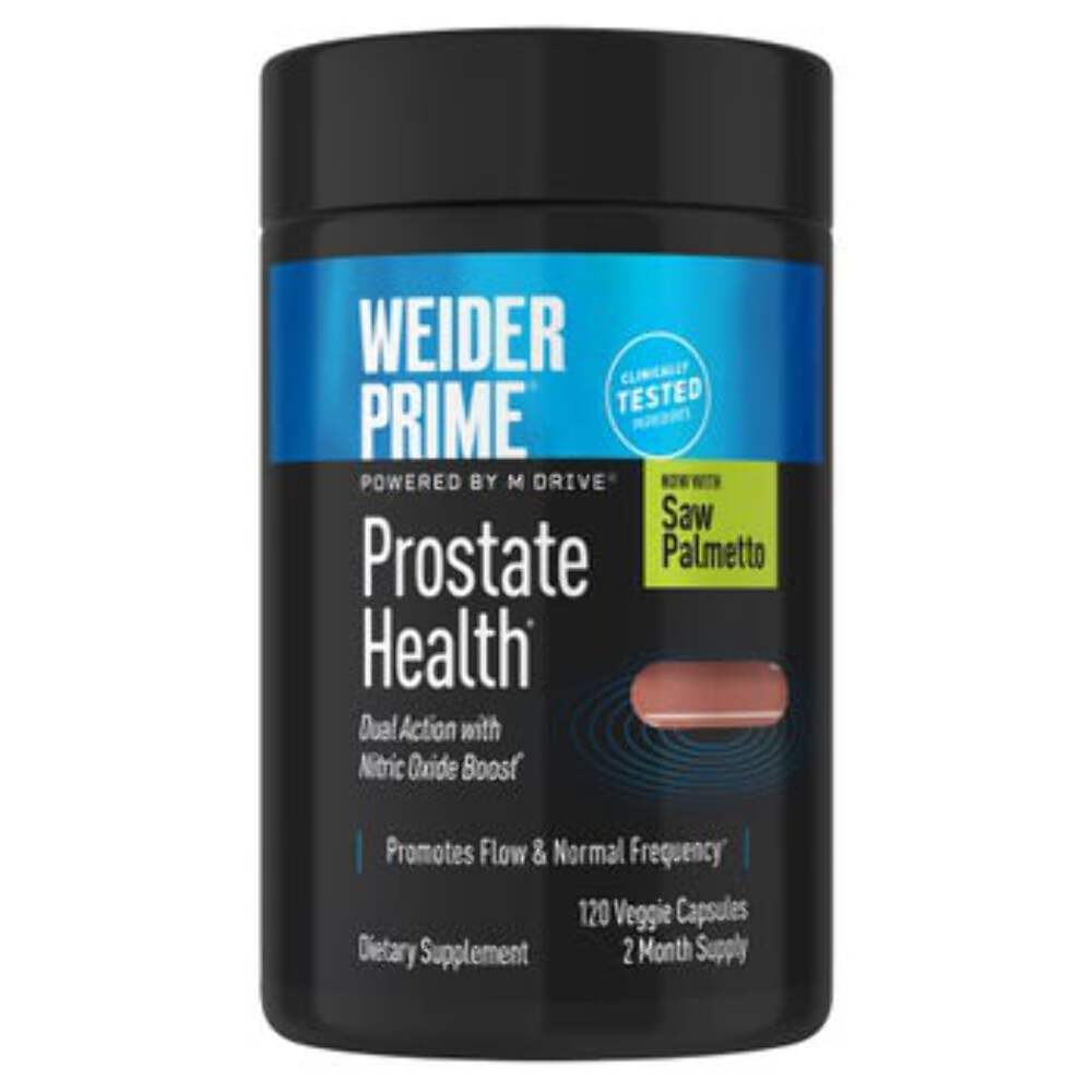 Weider Prime Prostate Health Saw Palmetto Dietary Supplement 120 Capsules