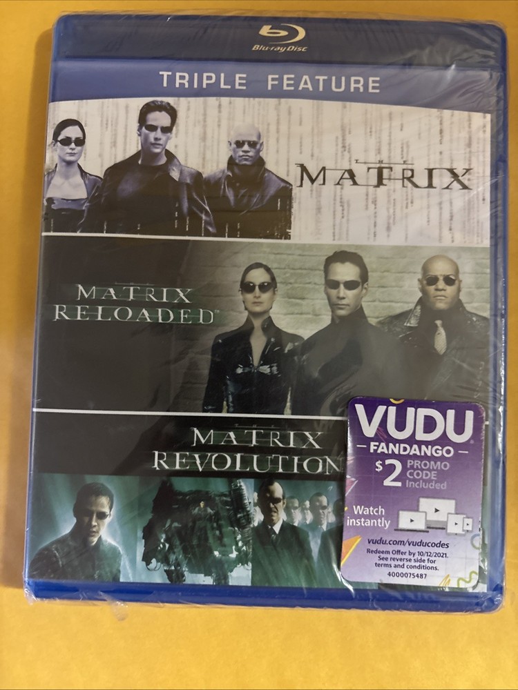 The Matrix / the Matrix Reloaded / the Matrix Revolutions (Blu-ray, 2003)